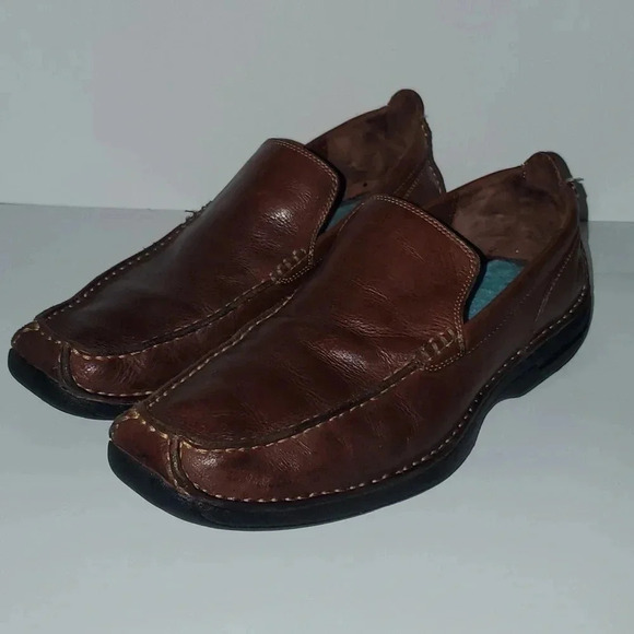 Cole Haan Nike Air Brown Leather Slip On Loafers Men\'s Size 10 main image 9